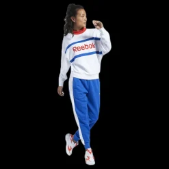 Reebok Te Linear Logo Crew TS Blue Flerfärgad Online