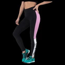 Reebok Te Linear Logo Legging Blue/Pink Svart Best