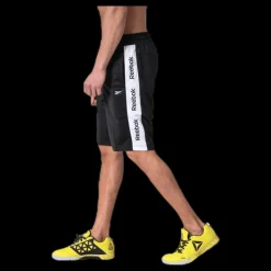 Reebok TE Linear Logo Short Black Svart Sale