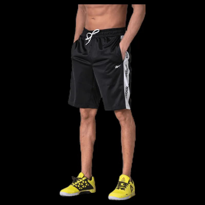 Reebok TE Linear Logo Short Black Svart Sale