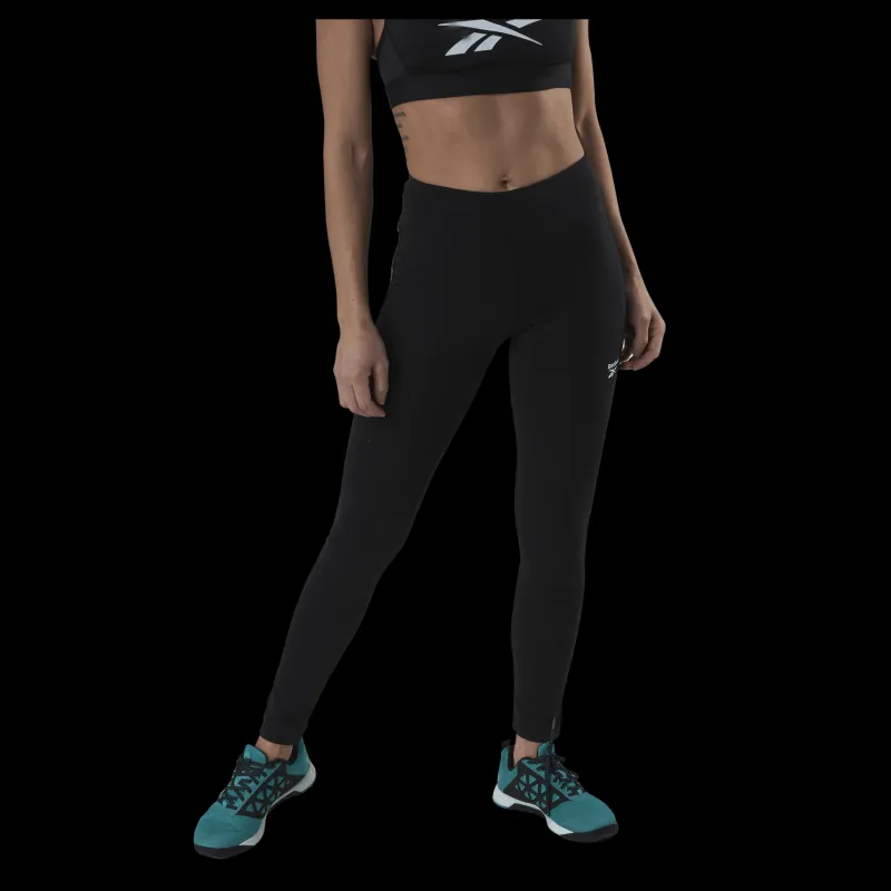Reebok Te Tape Pack Legging Black Svart Outlet