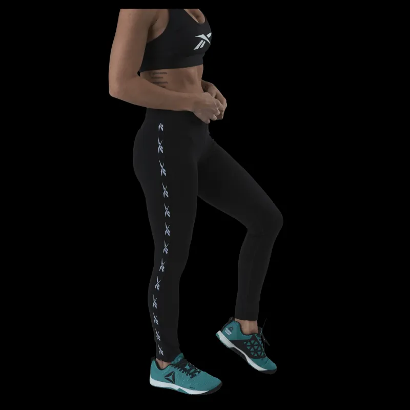 Reebok Te Tape Pack Legging Black Svart Outlet