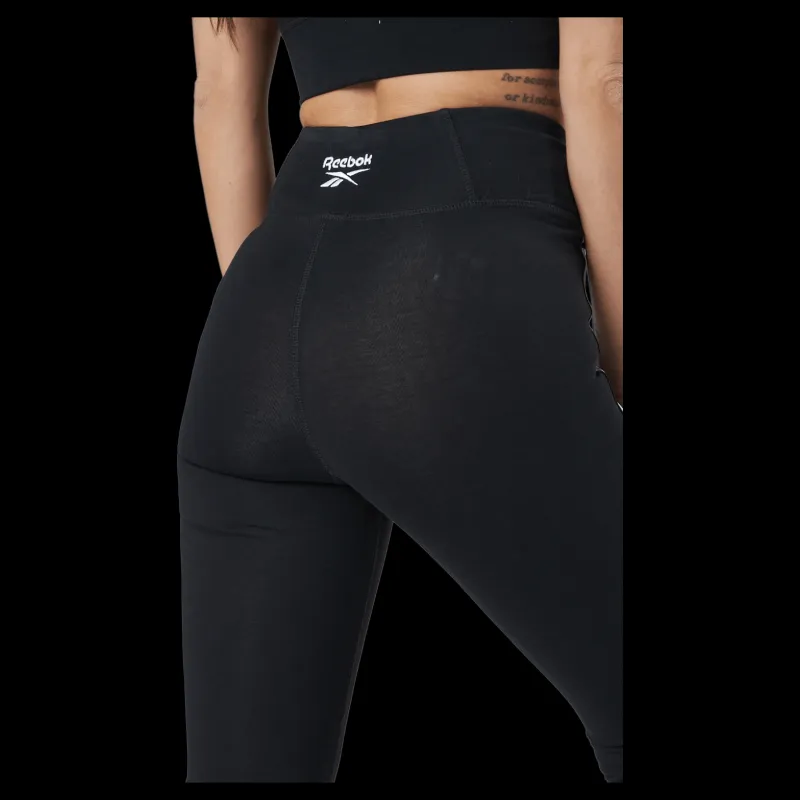 New Reebok Te Tape Pack Legging Black Svart