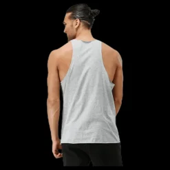 Discount Better Bodies Team BB Raw Cut Tank Grey Grå