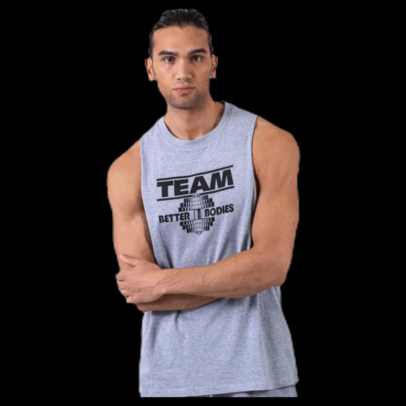 Better Bodies Team BB Tank Grey Grå Best