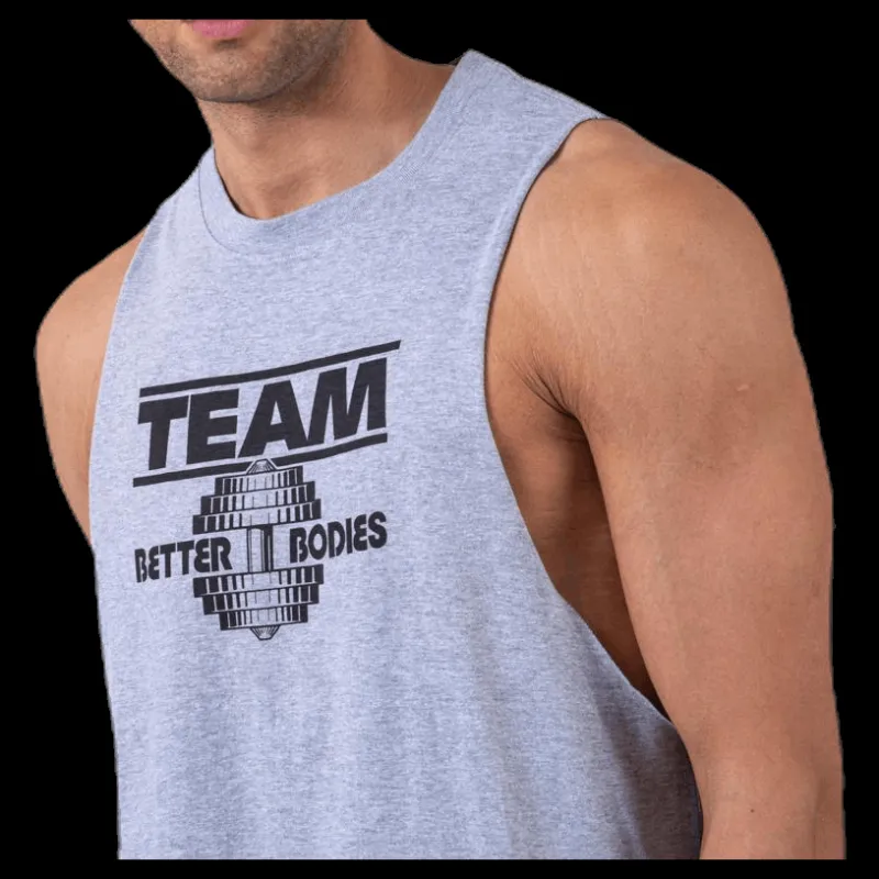 Better Bodies Team BB Tank Grey Grå Best