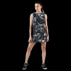 Nike Team Dress Floral Purple/Black Flerfärgad Best