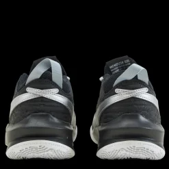 Discount Nike Team Hustle D 10 Big Kids' Basketball Shoes BLACK/METALLIC SILVER-VOLT-WHITE Svart