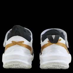 Nike Team Hustle D 10 Little Kids' Shoes BLACK/METALLIC GOLD-WHITE-PHOTON DUST Svart Hot