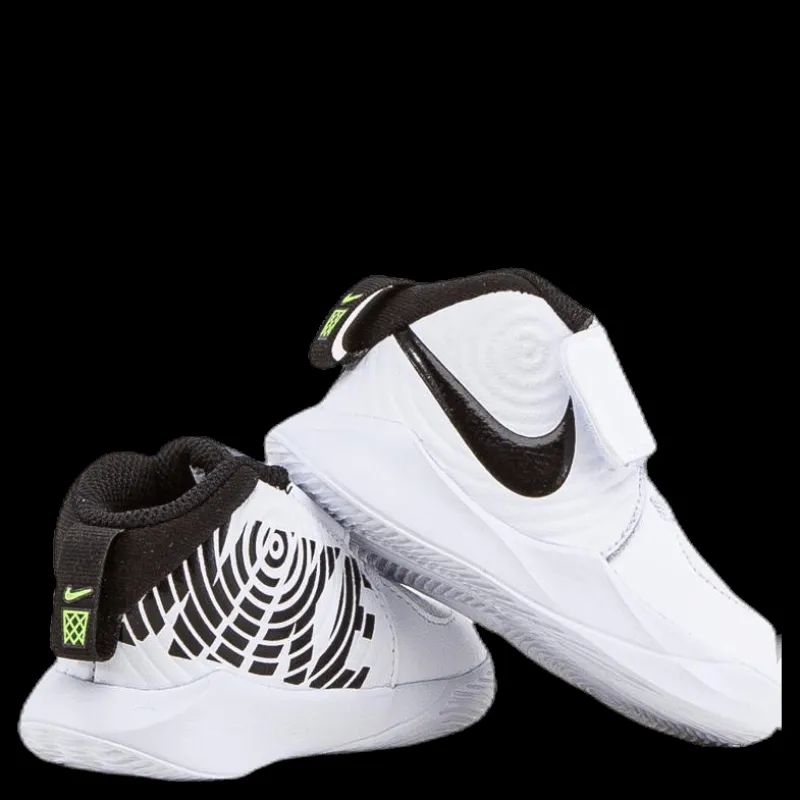 Nike Team Hustle D9 TD Kids White/Black Vit Clearance