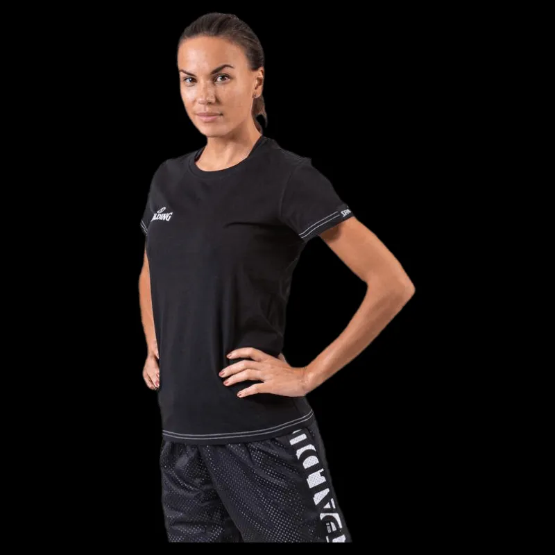 Spalding Team II T-Shirt 4her Black Svart