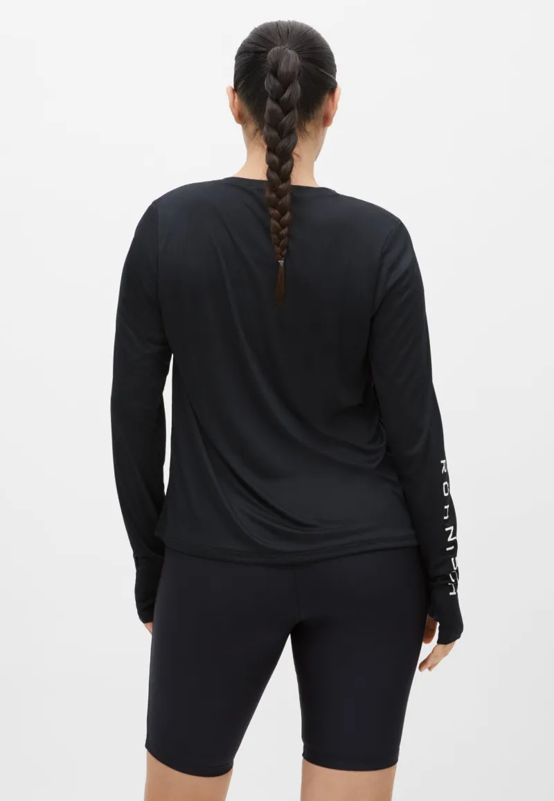 Outlet Röhnisch Team Logo Long Sleeve Black Svart