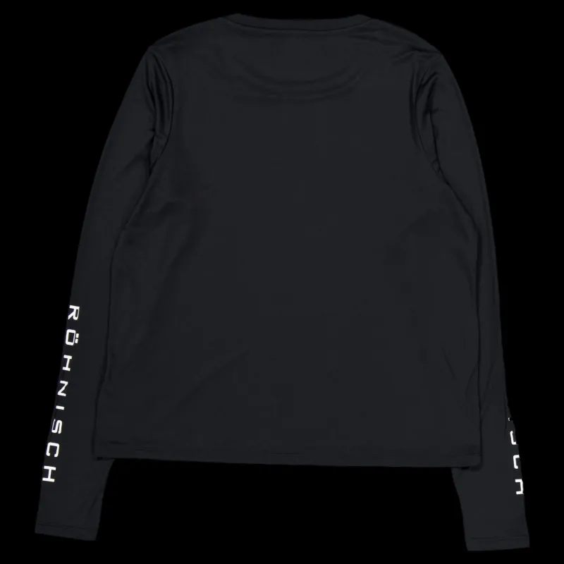 Outlet Röhnisch Team Logo Long Sleeve Black Svart