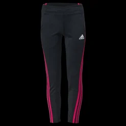 adidas Team Polyester 3-Stripes Tracksuit Black / Team Real Magenta Svart Clearance