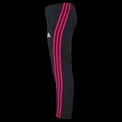 adidas Team Polyester 3-Stripes Tracksuit Black / Team Real Magenta Svart Clearance