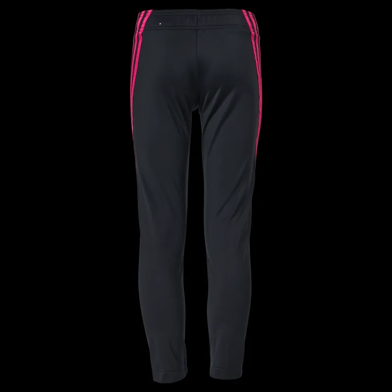 adidas Team Polyester 3-Stripes Tracksuit Black / Team Real Magenta Svart Clearance
