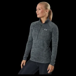 Under Armour Tech 1/2 Zip - Twist Jet Gray Grå Discount
