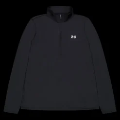 Clearance Under Armour Tech 1/2 Zip- Solid Black Svart