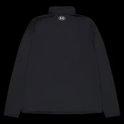 Clearance Under Armour Tech 1/2 Zip- Solid Black Svart