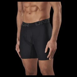 Discount Under Armour Tech 6in 2 Pack Black Svart