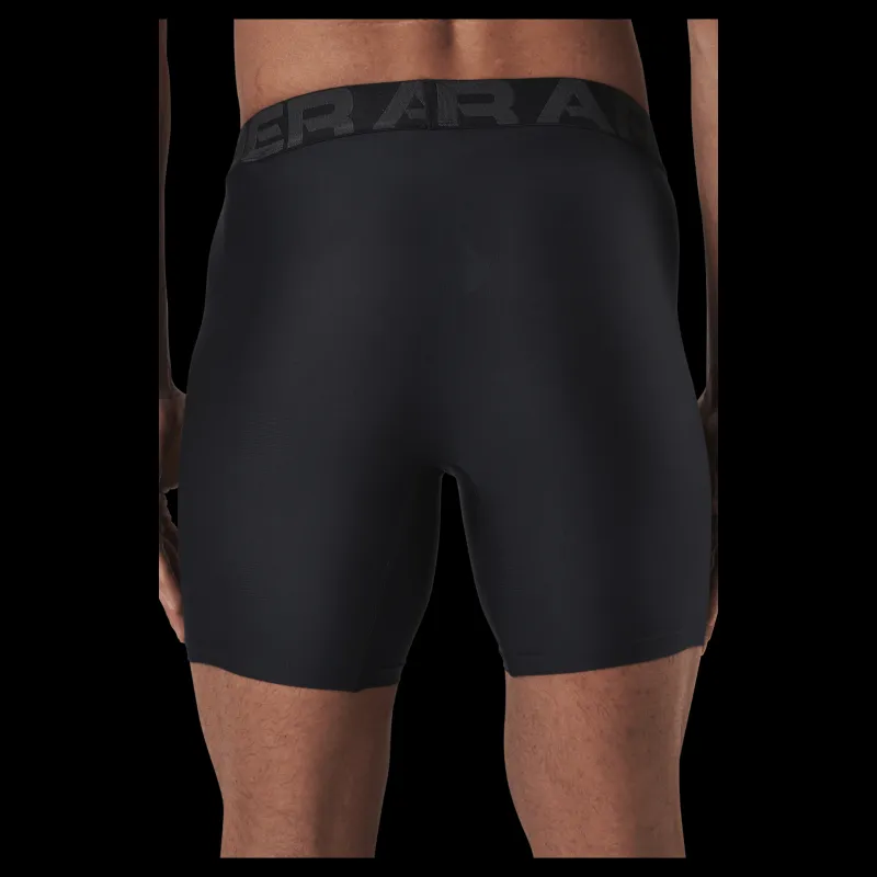 Discount Under Armour Tech 6in 2 Pack Black Svart