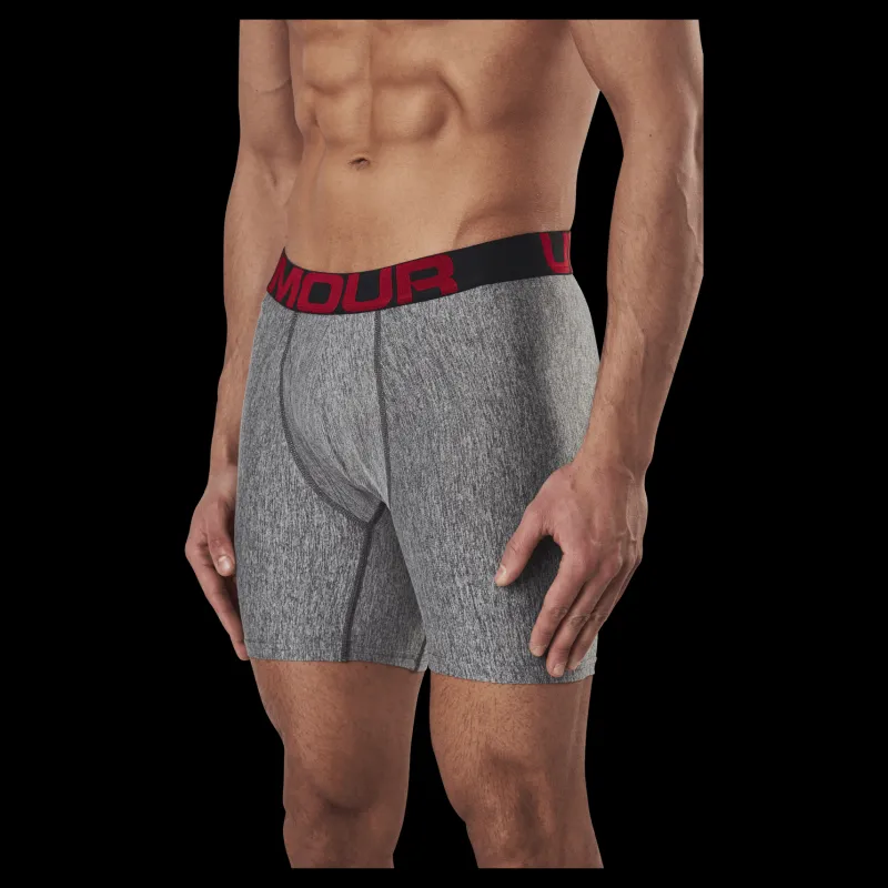 Under Armour Tech 6in 2 Pack Grey Grå Outlet