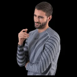 Nike Tech Knit Cool LS Black/Grey Grå Discount