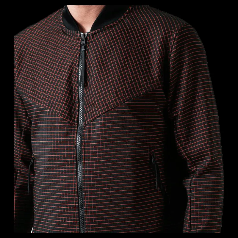 Online Nike Tech Pack Grid Jacket Orange/Grey Brun