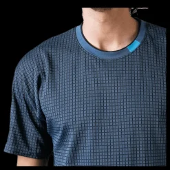 New Nike Tech Pack Grid Tee Blue/Black Blå