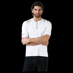 Nike Tech Pack HZ SS Top White Vit New