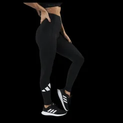 adidas Techfit Adi Life Mid Rise Long Bos Tight Black / Black / White Svart Sale