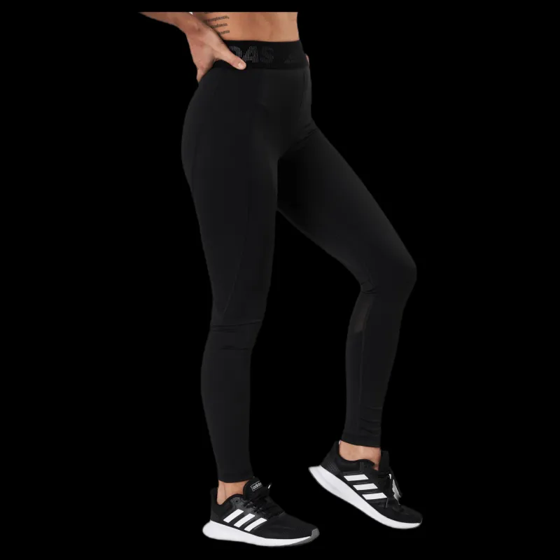 Online adidas Techfit Long Branded Elastic Tight Black / White Svart