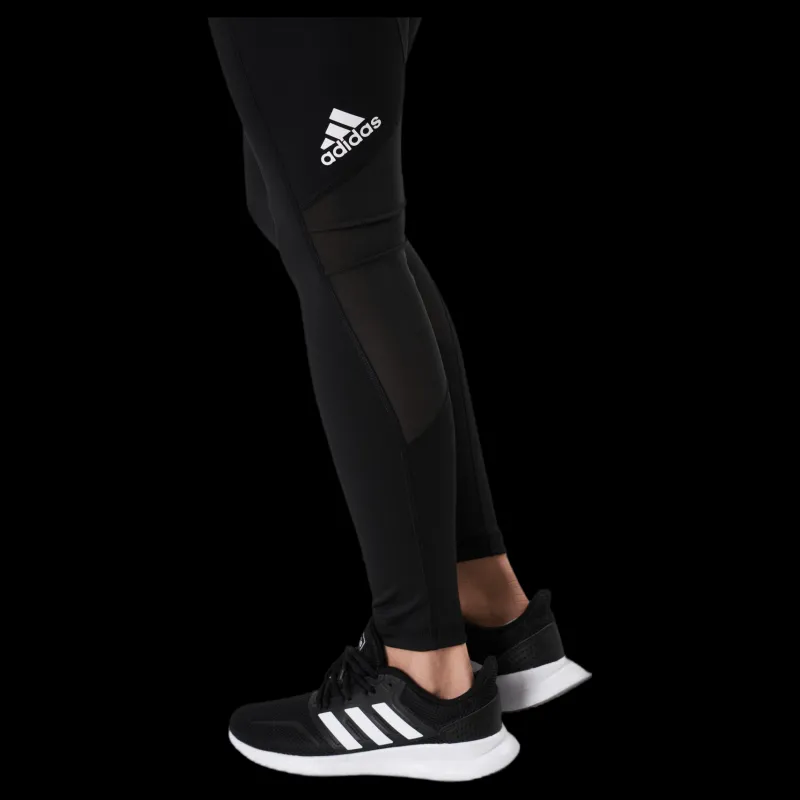 Online adidas Techfit Long Branded Elastic Tight Black / White Svart