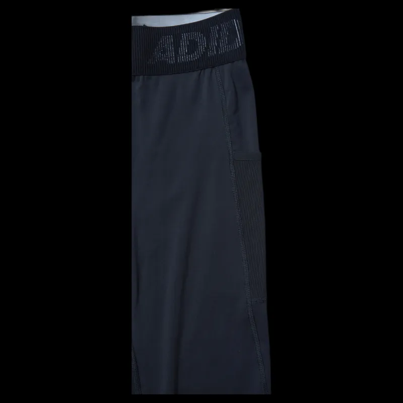 Online adidas Techfit Long Branded Elastic Tight Black / White Svart
