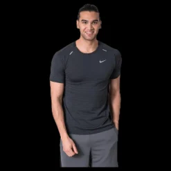 Nike TechKnit Ultra SS Black Svart Discount