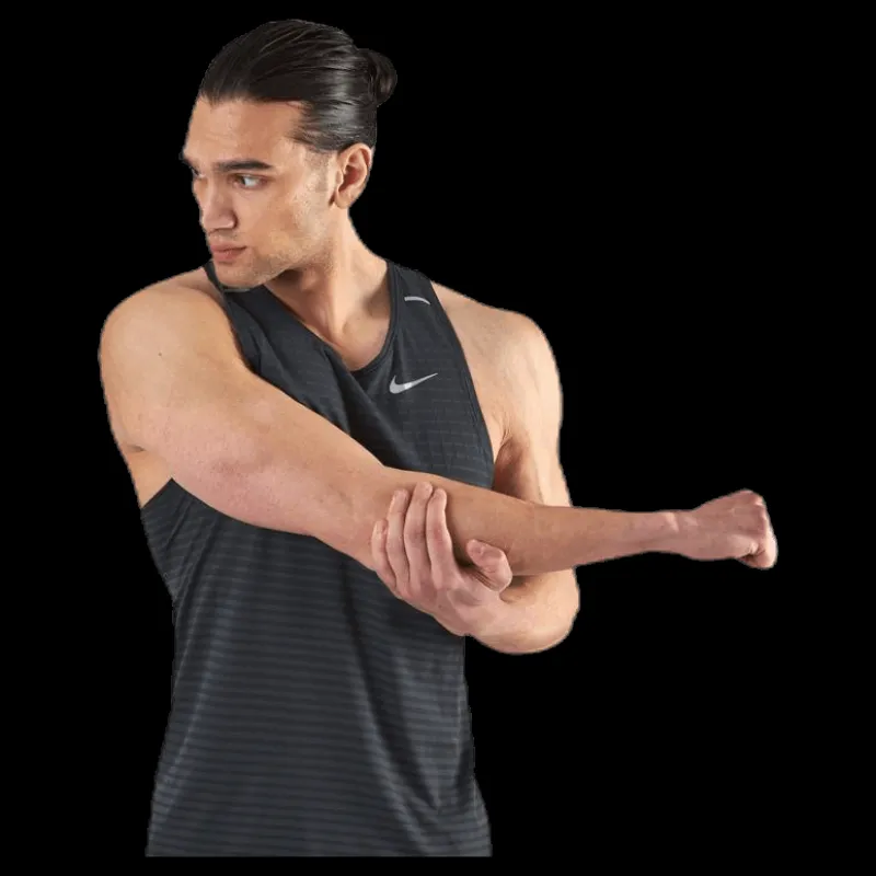 New Nike Techknit Ultra Tank Black Svart