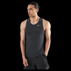 New Nike Techknit Ultra Tank Black Svart