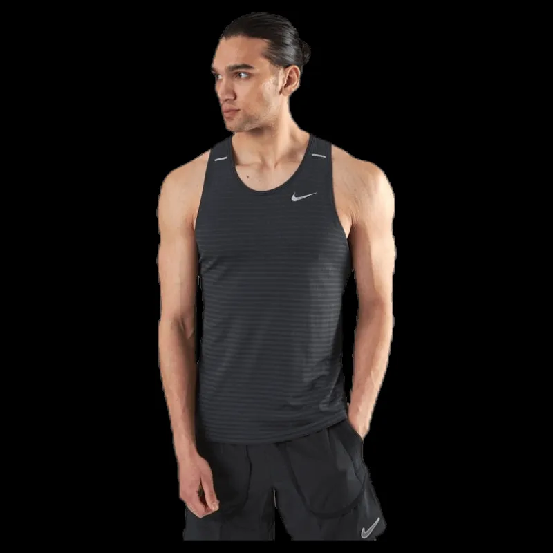New Nike Techknit Ultra Tank Black Svart