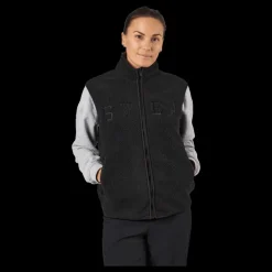 Svea Teddy Pile Vest Black Hot
