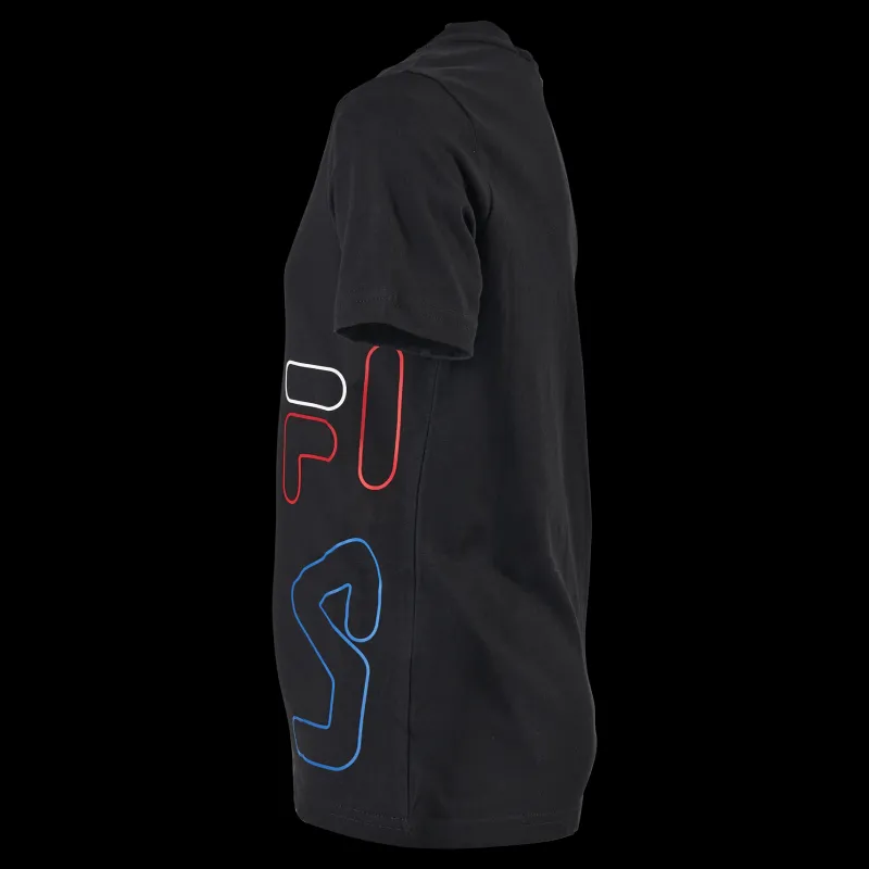 New Fila Teens Boys Tee Black Svart