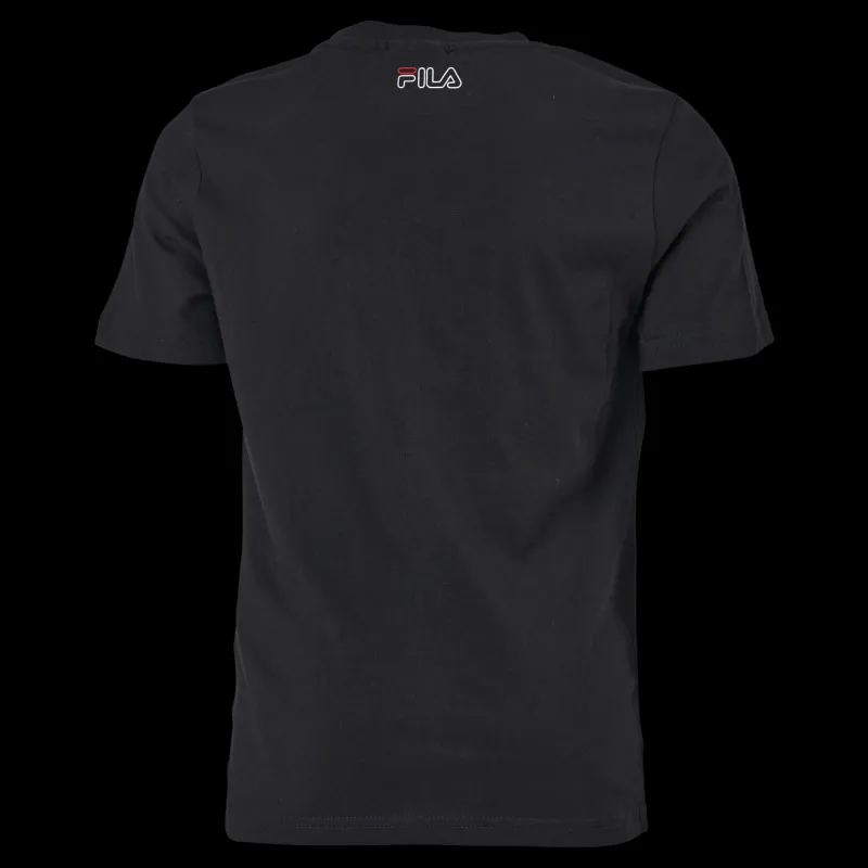 New Fila Teens Boys Tee Black Svart