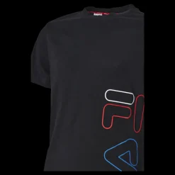 New Fila Teens Boys Tee Black Svart