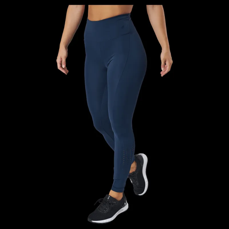 Röhnisch Tempo Logo Tights Black Iris Blå New