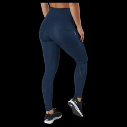 Röhnisch Tempo Logo Tights Black Iris Blå New
