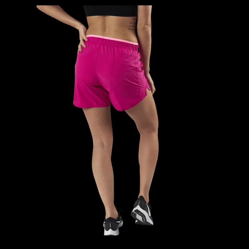 Clearance Nike Tempo Luxe 5" Running Short Silver/Red Rosa