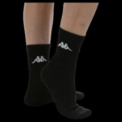 Kappa Tennis Trisper Socks 3pk White/Black Vit och Svart Clearance