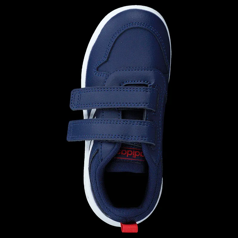 Clearance adidas Tensaur Shoes Dark Blue / Cloud White / Active Red Blå