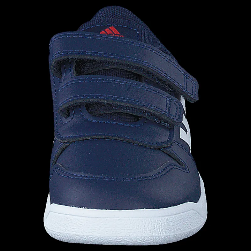 adidas Tensaur Shoes Dark Blue / Cloud White / Active Red Blå