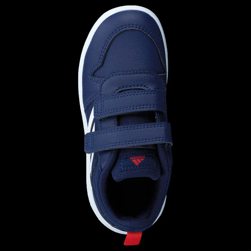adidas Tensaur Shoes Dark Blue / Cloud White / Active Red Blå