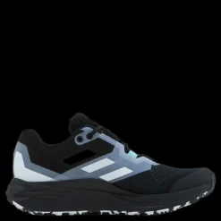 New adidas Terrex Two Flow Trail Running Shoes Core Black / Crystal White / Clear Mint Flerfärgad